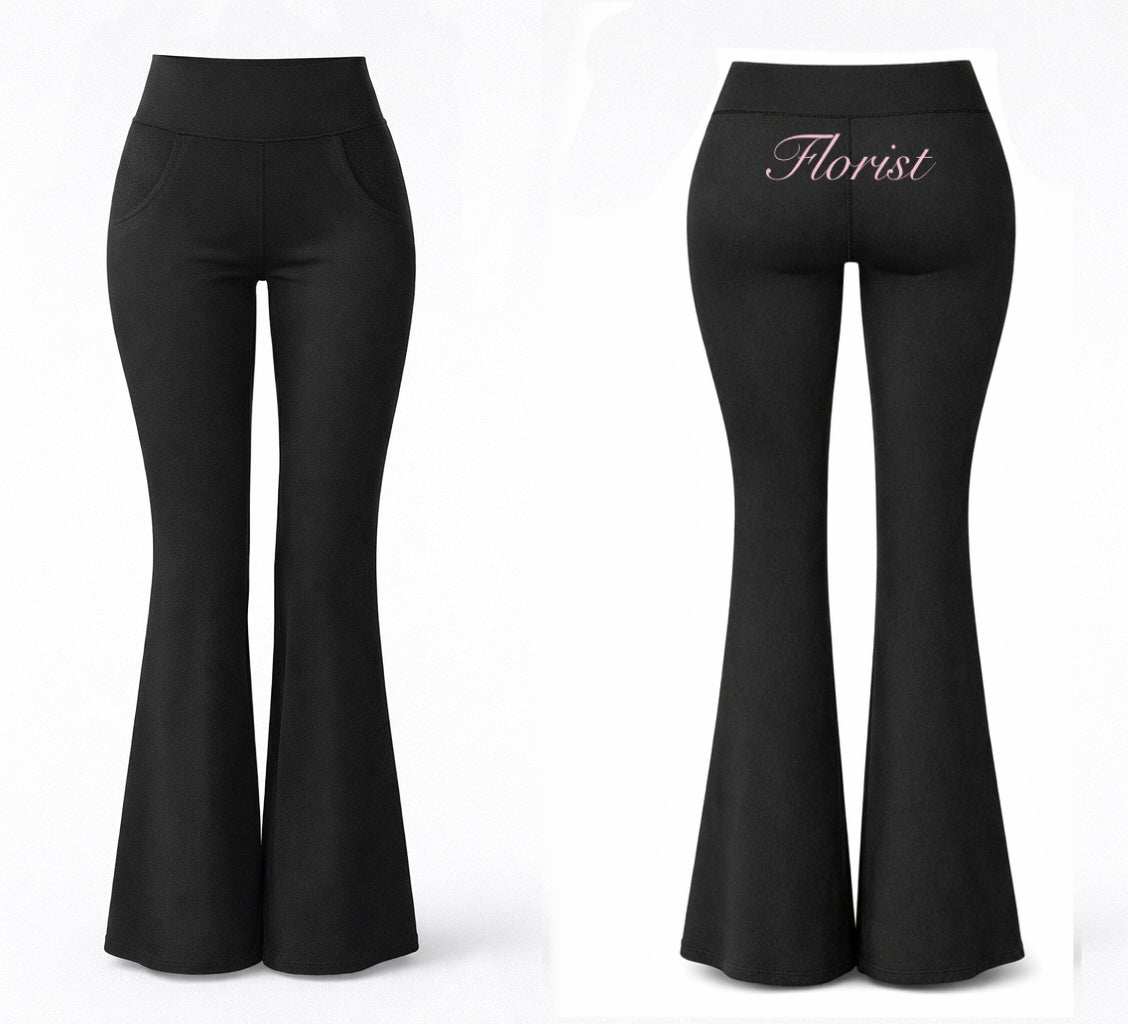 FLORIST FLARED LEGGINGS