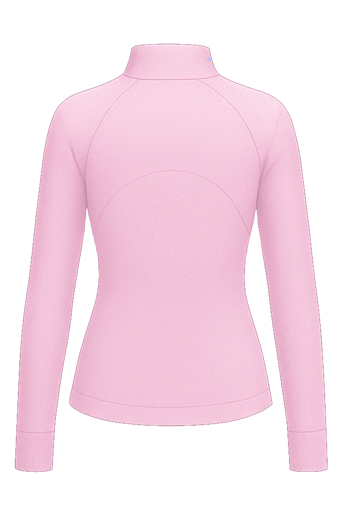 BABY PINK CUSTOM JACKET - FRONT DESIGN)