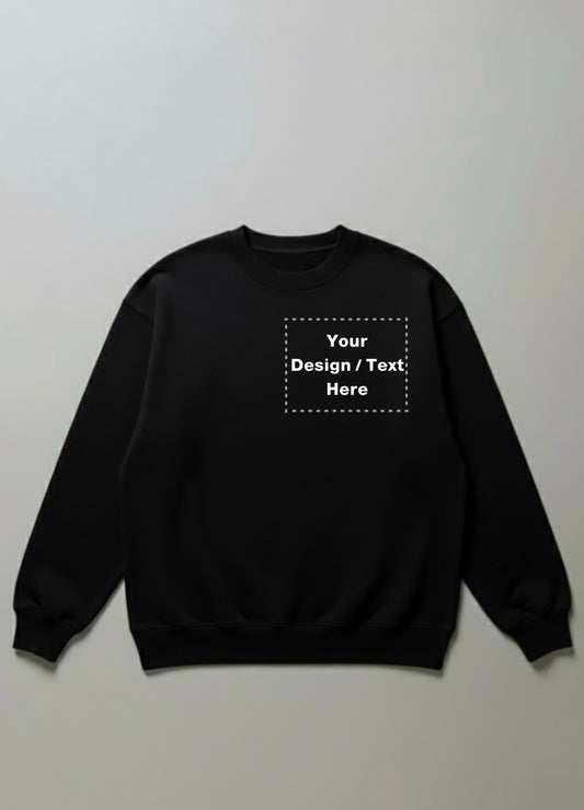 CUSTOM CREWNECK -FRONT  DESIGN