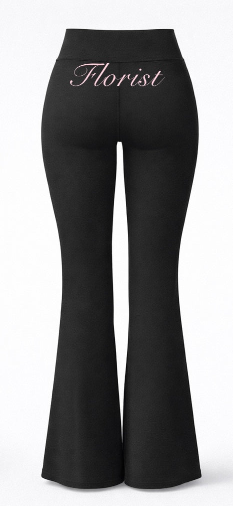 FLORIST FLARED LEGGINGS