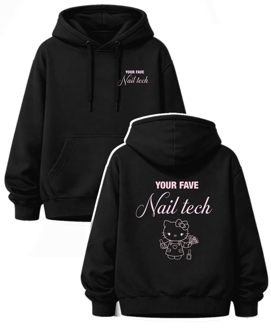 KITTY YOUR FAVE NAILTECH HOODIE