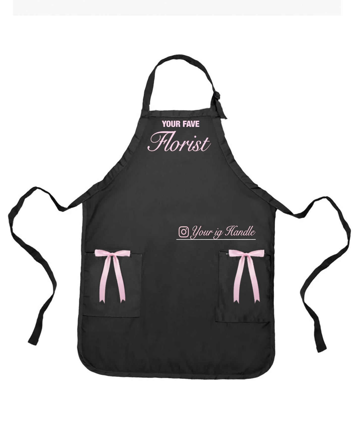 BOWS YOUR FAV FLORIST APRON