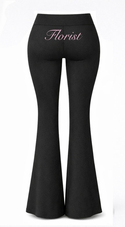 FLORIST FLARED LEGGINGS