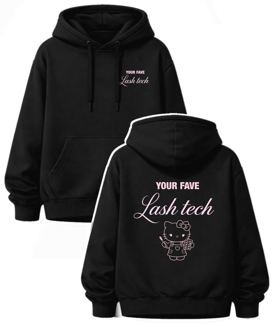 KITTY YOUR FAVE LASHTECH HOODIE