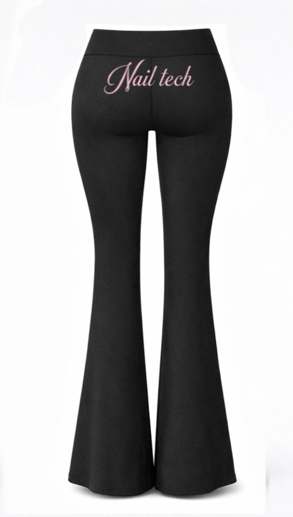 NAIL TECH FLARED LEGGINGS