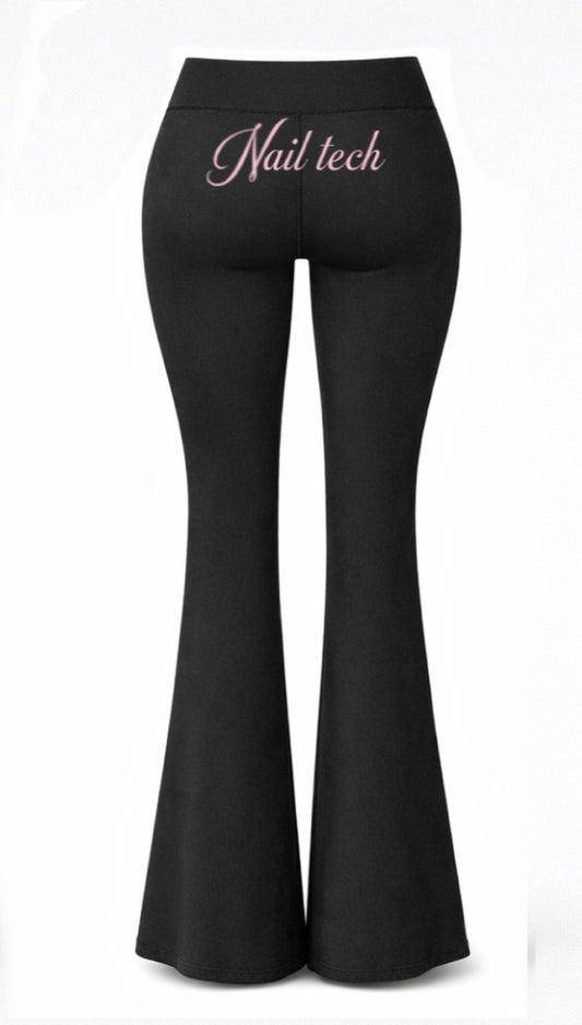 NAIL TECH FLARED LEGGINGS