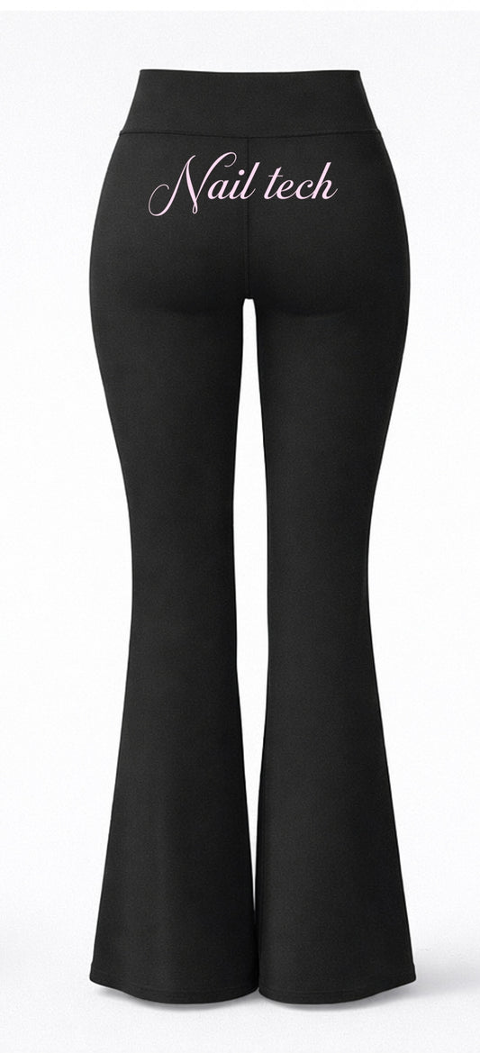 NAIL TECH FLARED LEGGINGS